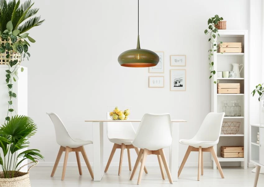 Lucide RAYCO - Hanglamp - Ø 45 cm - 1xE27 - Groen - sfeer 2